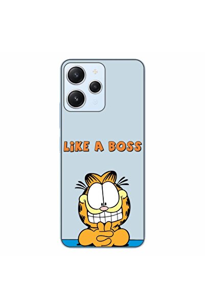 OEM Θήκη συμβατή με Xiaomi Redmi 12 4G Σιλικόνης TPU με σχέδιο Garfield Like ...