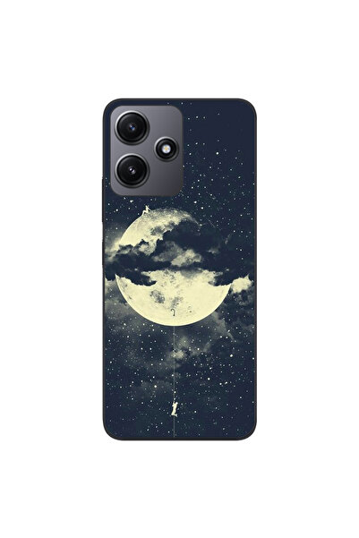OEM Калъф, съвместим с Xiaomi Redmi 12 5G, силиконов гел TPU, с десен  "Лунно...