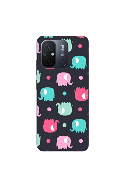OEM Husa compatibila cu Xiaomi Redmi 12C Silicon Gel Tpu Model Pattern Elefant