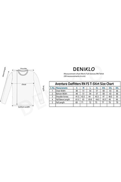 deniklo قميص بأكمام طويلة وياقة دائرية بقصة عادية مصنوع من قماش قطني 100% مغس...