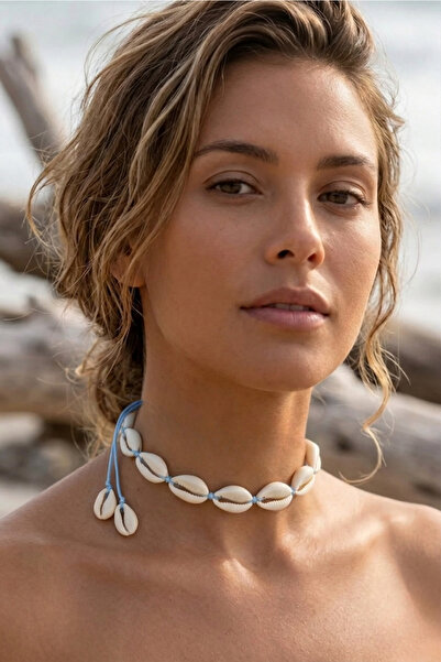 PETEK AKSESUAR Sea Shell Mussels Choker Necklace
