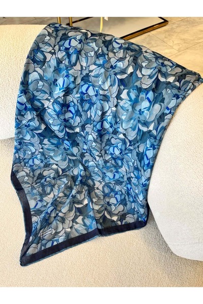 Modario Si̇yane Natural Scarf Pattern 1 - 16