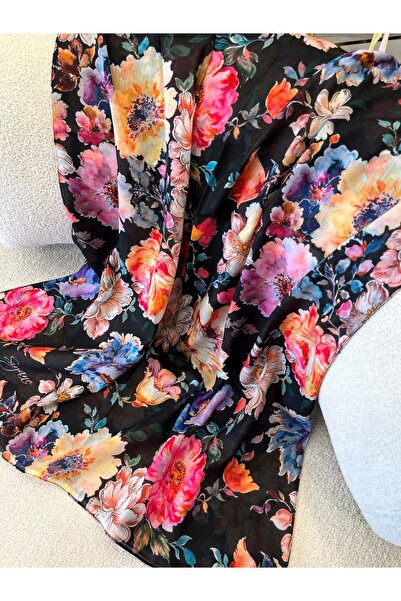 Modario Si̇yane Flora Shawl Pattern 1 - 1