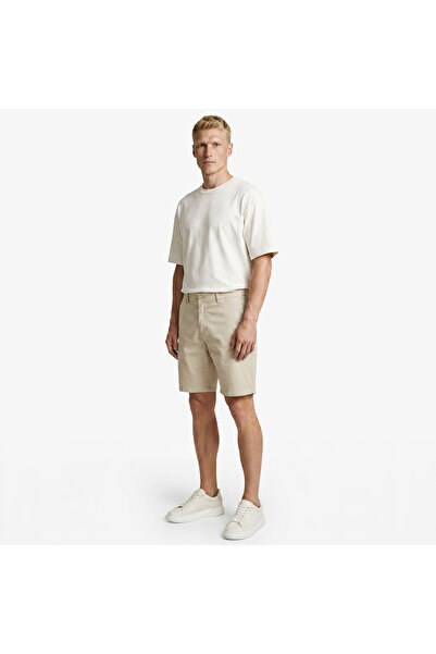 Nautica Erkek Bej Regular Fit Şort