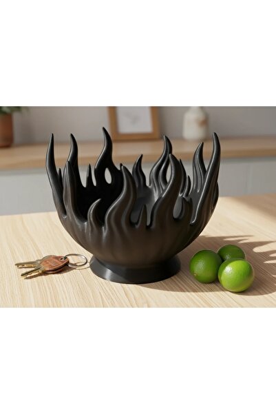 OEM Bol Decorativ Flacără, Imprimat 3D, Suport Obiecte Mici, Design Modern