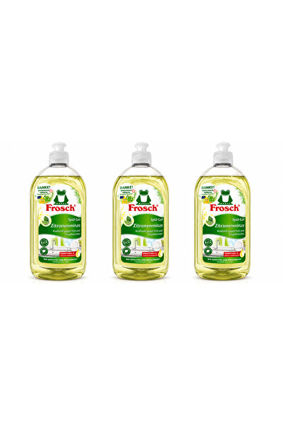 Frosch Zitronenminze Bulaşık Yıkama Jeli 500 ml – Limon Nane Özlü Yağ Çözücü ...