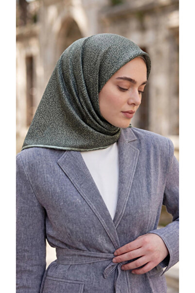 Levidor Crystal Scarf Sprout Pattern Khaki
