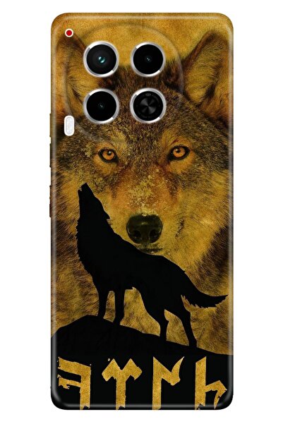 TECNO Camon 30 (CL6) Kılıf Ulu Türk Temalı Desenli Darbe Emici Silikon