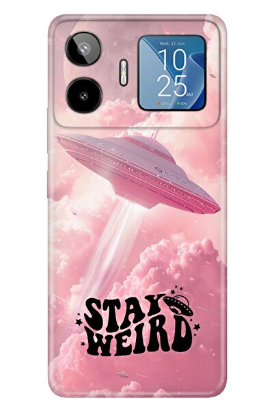 General Mobile GM 26 Pro (G903) Kılıf Ufo Temalı Desenli Darbe Emici Silikon