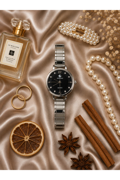 DNZ Watch Store Retro Minimal Yaylı Kordonlu Kadın Kol Saati