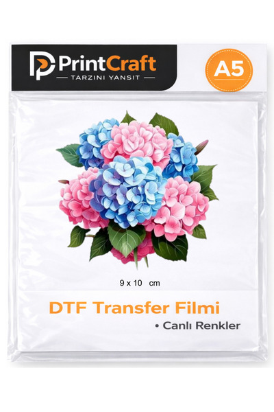 PRİNTCRAFT RENKLİ DÜŞLER ATÖLYESİ 9x10 cm Renkli Çiçek Modeli Ütü ile Yapışan...
