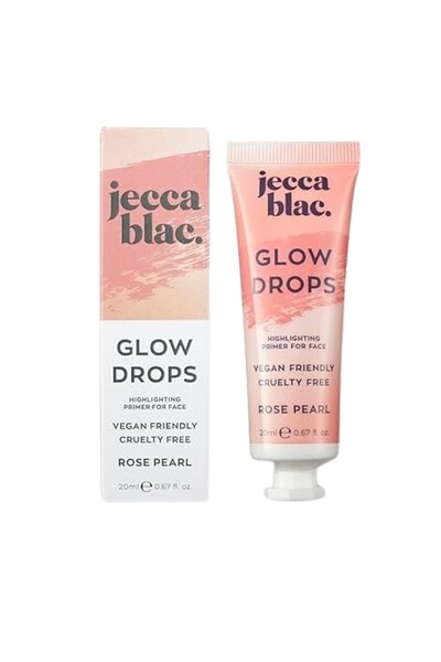 Jecca Blac Primer iluminator Glow Drops, Vegan, Unisex, Rose Pearl, 20 ml