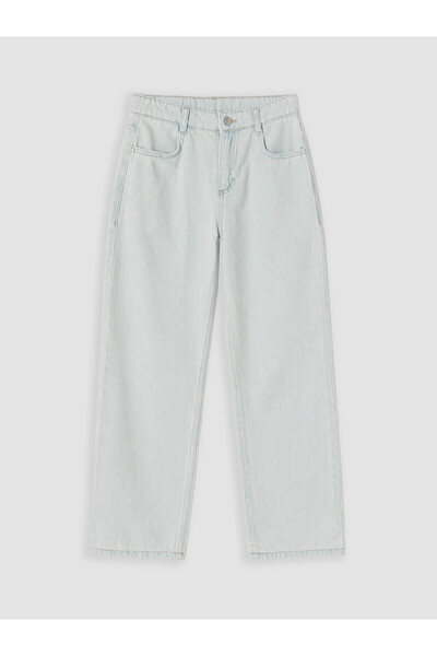 LC Waikiki Nevavm Loose Fit Boy's Jean Pants with Difference in Color