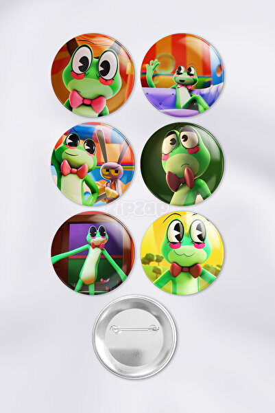 ZipZap Ribbit TADC The Amazing Digital Circus Çanta Süsü Rozet İğneli Buton R...