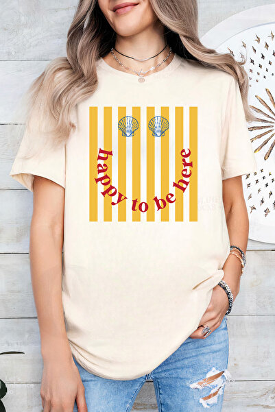 Sarah's Boutique Women's T-shirt – 100% cotton – Happy Shells