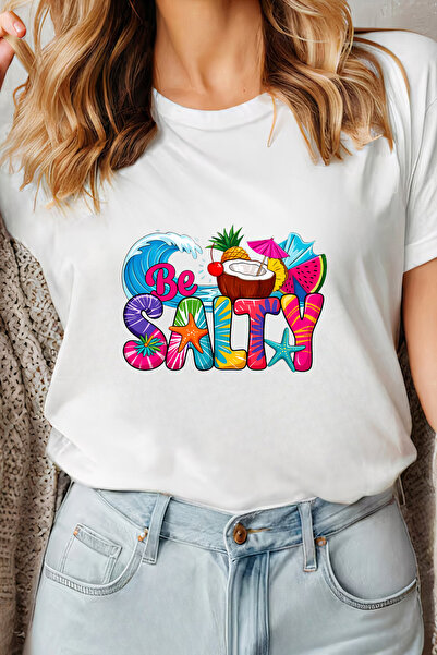 Sarah's Boutique Women's T-shirt – 100% cotton – Be Salty