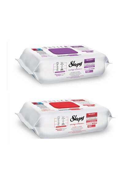Sleepy Pachet x 2 servetele umede multisuprafete Easy Clean, 2x 100, 200 buc