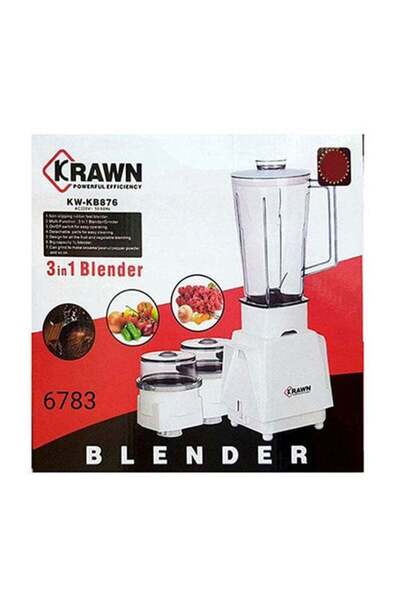 Crown Blender 3 in 1 1.0 L 350.0 W KW-KB876 White