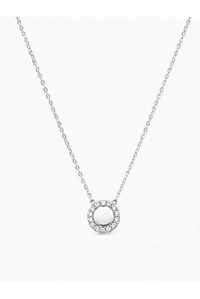 Delagos Colier din argint 925 cu zirconiu, placat cu rodiu