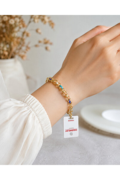 Belasso Xuping Gold Color Enamel Women's Bracelet