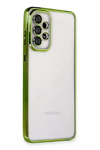 Generic Brand Samsung galaxy a33 5g case with razer lens silicone - green