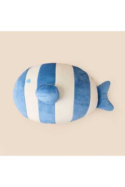 Evidea Soft Yumuşak Balık Figürlü Yastık - Ekru - 41x31 cm