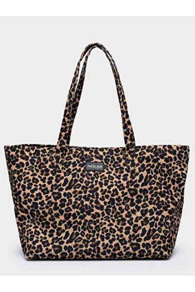 Nolah Γυναικεία Υφασμάτινη Τσάντα Θαλάσσης Yara Leopard