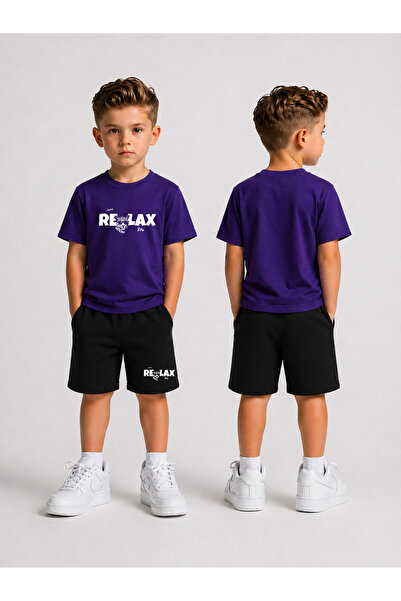 LORVEX Children's Shorts Set for Boys (Shorts - T-Shirt) Printed Summer Sport...