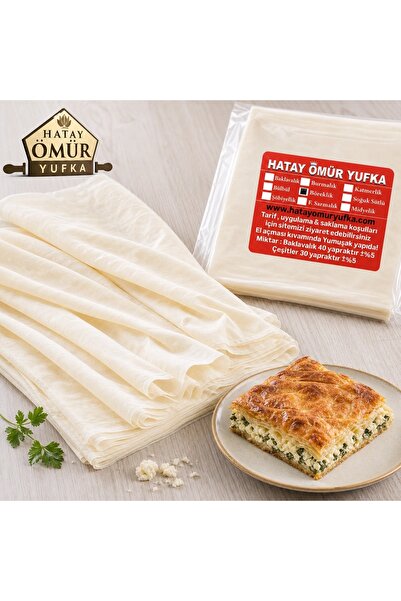 Sarıyer börek (kol börek) yufkası
