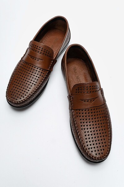 maximoda Genuine Leather, Laceless, Fully Perforated, Breathable, Summer, Ana...