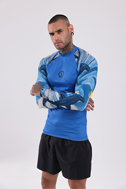 UPF50,ERKEK UZUN KOLLU,RASHGUARD,DALIŞ,YELKEN,SÖRF,SCUBA,KÜREK,KANO ÜST GİYİM