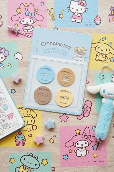 Miniso Sanrio Licensed Cinnamoroll Round Sticky Mini Notes – 80 Sheets