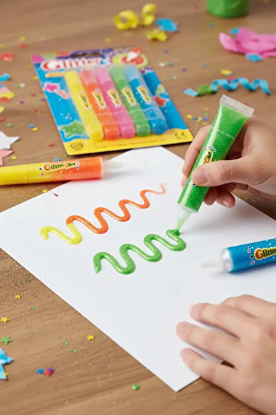 Miniso مجموعة أموس سيملي كلايستر نيون من 5 قطع 10.5 مل - طلاء زخرفي لامع للديكور