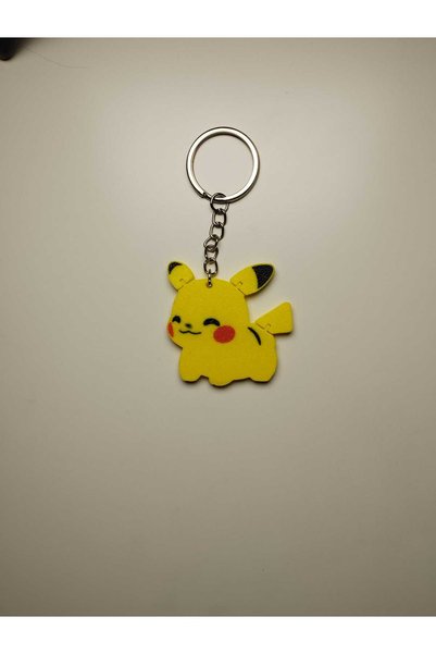 3D Layshop Set of 2 Movable Jointed Yellow Anime Keychains - Lover and Friend Couple Bag Ornament
