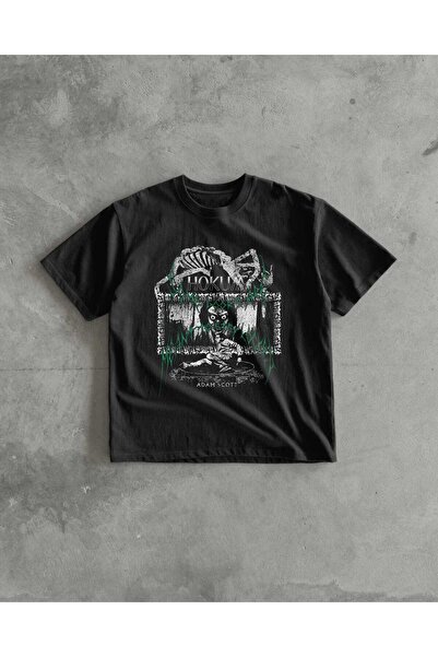 Grafftee Clothing Hokum Printed Unisex Oversize T-Shirt