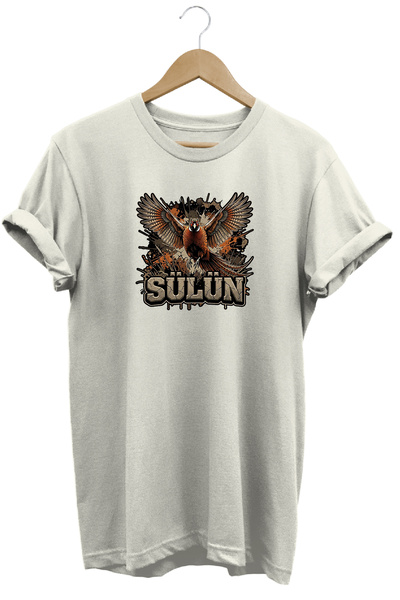 remonz Peacock Graphic Printed Crew Neck Cotton Hunter Nature T-Shirt