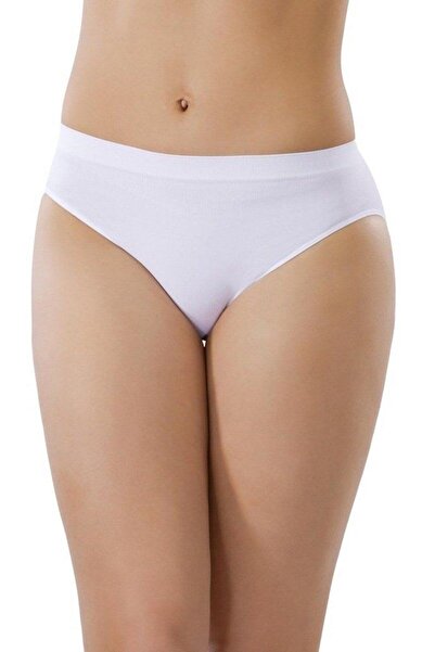 Mestore Seamless No-Trace Slip Panties 11000 White