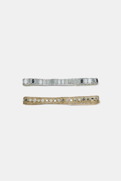 Stradivarius Set of 2 mirror headbands