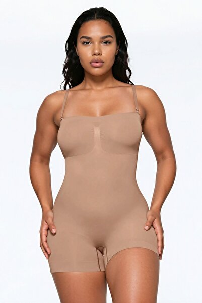 Hiccup Body Corset Seamless Fără Bretele cu Efect de Modelare