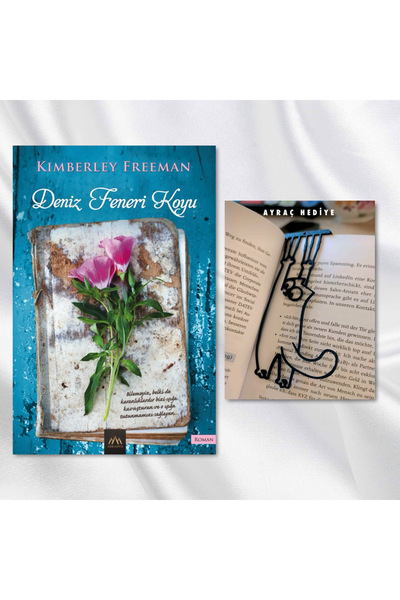 Arkadya Yayınları Lighthouse Dark / Swinging Cat Figured Bookmark Gift