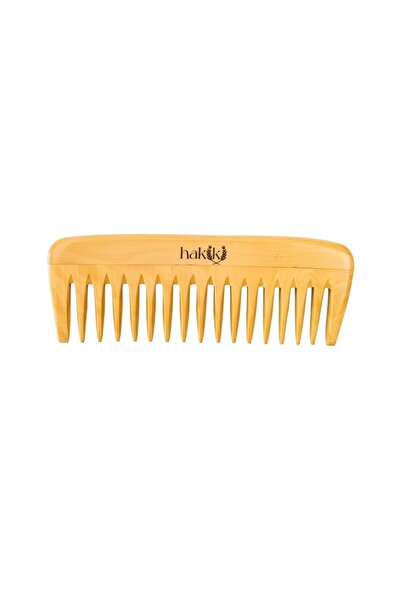 Hakiki Store Doğal Geniş Dişli Kadın Şimşir Tarak 13 Cm – Ultra Pürüzsüz Yüzey