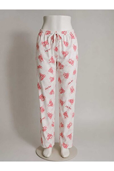 Aderente Kadın Yazlık Süprem Kumaş Lastikli Tek Alt Pijama