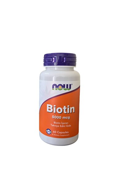 Now Food Now Biotin 5000 mcg 60 Kapsül