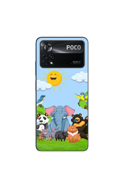 OEM Калъф, съвместим с Xiaomi Poco X4 Pro, силиконов гел TPU, с десен  "Прият...
