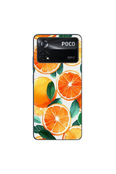 OEM Husa compatibila cu Xiaomi Poco X4 Pro Silicon Gel Tpu Model Oranges