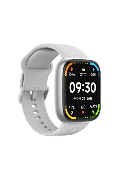 MAXCOM Smartwatch EcoWatch 6, 1.83" TFT-LCD Screen, Silver