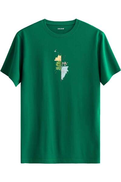 Colermi Four Seasons Tree Printed T-Shirt