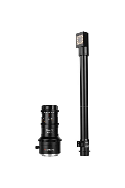 AstrHori Obiectiv Manual 28mm F13 Macro Probe Kit - 2:1 cu Baza Rotativa 360°...