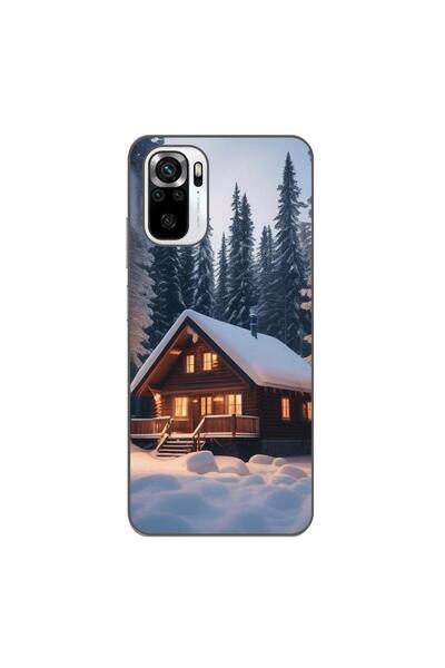 OEM Husa compatibila cu Xiaomi Poco M5s Silicon Gel Tpu Model Peisaj Iarna Ca...