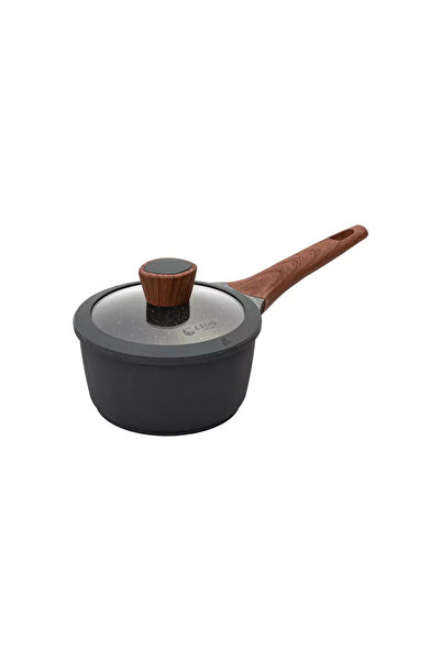 Estia Home Art Αντικολλητική Κατσαρόλα Γάλακτος από Χυτό Αλουμίνιο Stone Estia